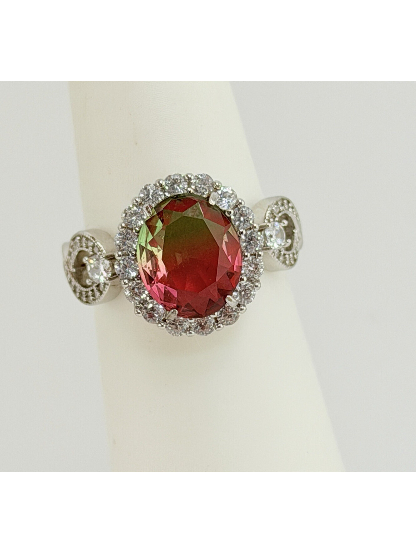 Bomb Party Sz 10 "2424 Unicorn" Bicolor Watermelon .925 Sterling Rbp2424 Retro